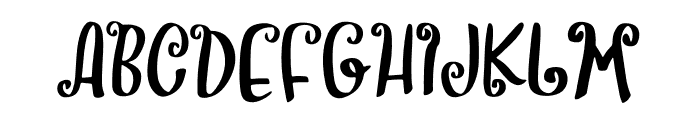 MERMAID Magic Font UPPERCASE