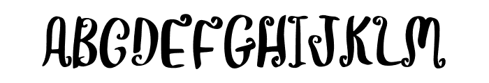 MERMAID Magic Font LOWERCASE