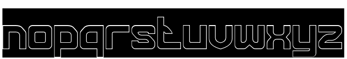 METROPOLIS-Hollow-inverse Font LOWERCASE