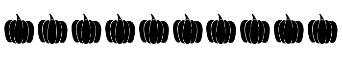 MF Fall Pumpkins Color Regular Font OTHER CHARS