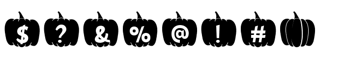 MF Fall Pumpkins Font OTHER CHARS