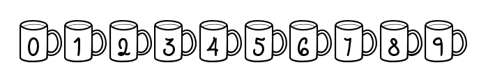 MFCoffeeMugs Font OTHER CHARS