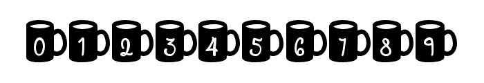 MFCoffeeMugs2 Font OTHER CHARS