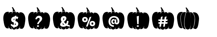 MFFallPumpkins Font OTHER CHARS