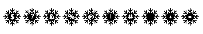 MFSnowflakes Font OTHER CHARS