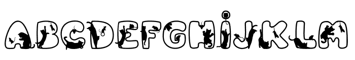 MICE CATS Font UPPERCASE