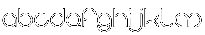MICHELLE-Hollow Font LOWERCASE