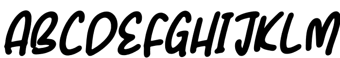 MIGHUEL Italic Font UPPERCASE