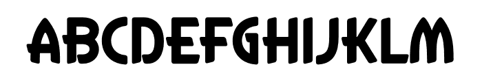 MILERIAN GLOTHIC Font LOWERCASE