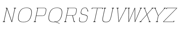 MIRUM ITALIC Font UPPERCASE