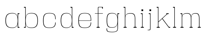 MIRUM Font LOWERCASE