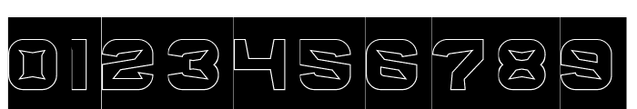 MISSION TO MARS-Hollow-Inverse Font OTHER CHARS