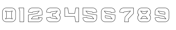 MISSION TO MARS-Hollow Font OTHER CHARS