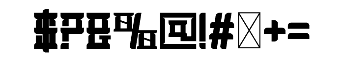 MITUKAI Font OTHER CHARS
