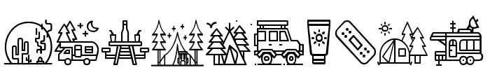 MKM_Camping_Doodles Regular Font OTHER CHARS
