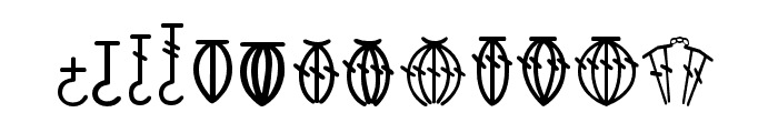 MKM_Crochet_Symbols Regular Font LOWERCASE