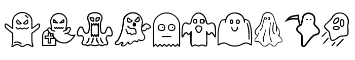 MKM_Ghosties Regular Font OTHER CHARS