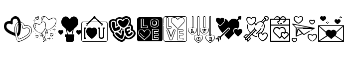 MKM_Valentine_Doodles Regular Font LOWERCASE