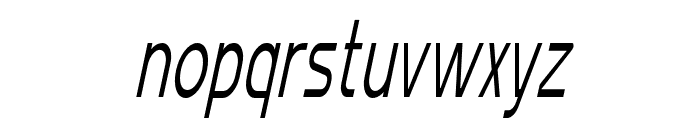 MN Grissee Italic Thin Cond Font LOWERCASE