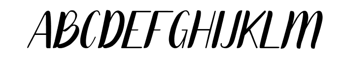 MOCHI Italic Font LOWERCASE