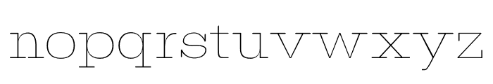 MODA Font LOWERCASE