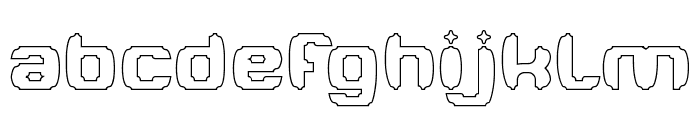 MODERN CRAFT-Hollow Font LOWERCASE