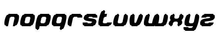 MODERN CRAFT Italic Font LOWERCASE