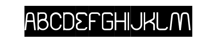 MODERN GIRL-Inverse Font UPPERCASE