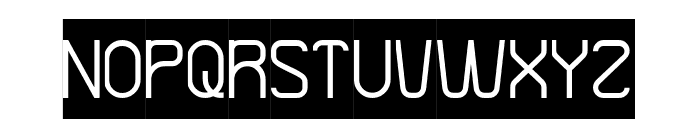 MODERN GIRL-Inverse Font UPPERCASE