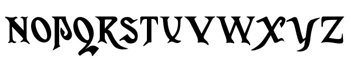 MOENDERA-Regular Font UPPERCASE