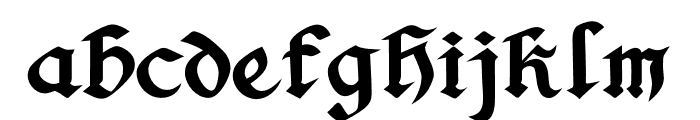 MOENDERA-Regular Font LOWERCASE