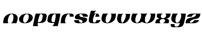 MONOCHROME Italic Font LOWERCASE