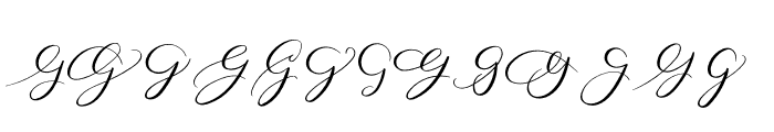 MONOGRAM G Font UPPERCASE