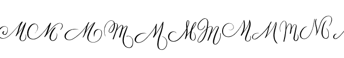 MONOGRAM M Font UPPERCASE