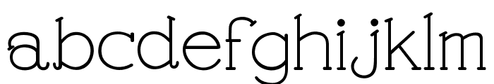 MONOLINE Font Regular Font LOWERCASE