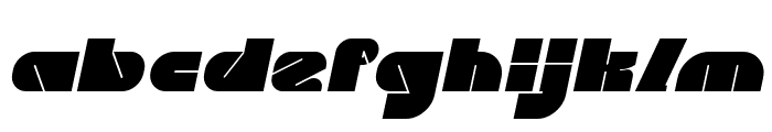 MONSTER ROCK Italic Font LOWERCASE