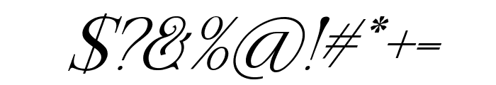 MOONIC italic Font OTHER CHARS