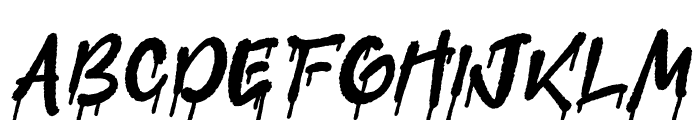 MOONSPLASH Italic Font UPPERCASE