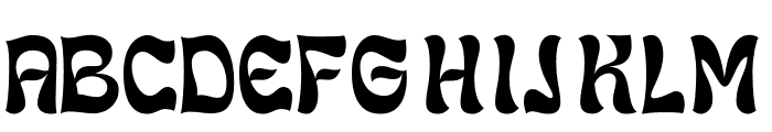 MORGATE Font UPPERCASE