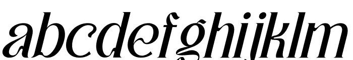 MORGIAH Italic Font LOWERCASE