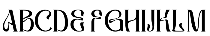 MORGIAH Font UPPERCASE