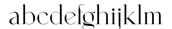 MORGIN ASTERA-Regular Font LOWERCASE