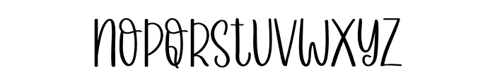 MORNING WINTER Font LOWERCASE