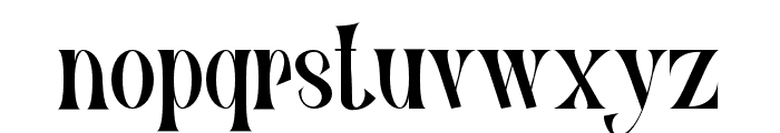 MORSTOWNE Font LOWERCASE