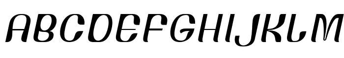 MOSANG-ExtraLightSlanted Font UPPERCASE