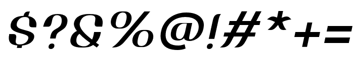 MOSANG-LightSlanted Font OTHER CHARS