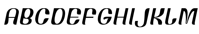 MOSANG-LightSlanted Font UPPERCASE