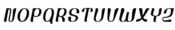 MOSANG-LightSlanted Font UPPERCASE