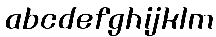 MOSANG-LightSlanted Font LOWERCASE