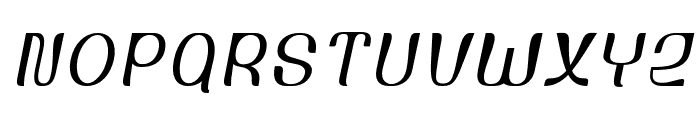 MOSANG-ThinSlanted Font UPPERCASE